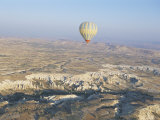 Hot Air Ballooning Over Rock Formations, Cappadocia, Anatolia, Turkey