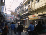 Street in Old Delhi, Close to the Jama Masjid Mosque, Delhi, India