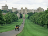 The Long Walk and Windsor Castle, Windsor, Berkshire, England, United Kingdom
