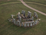 Buy Aerial View of Stonehenge, Unesco World Heritage Site, Salisbury Plain, Wiltshire, England at AllPosters.com