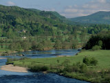 The River Tay Three Miles North of Dunkeld, Tayside, Scotland, United Kingdom