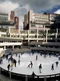 Open Air Ice Rink, Broadgate, City of London, London, England, United Kingdom
