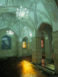 Interior, Sayyida Ruqayya Mosque, Damascus, Syria, Middle East