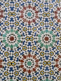Buy Detail of Tilework, the Royal Palace, Fez, Morocco, North Africa, Africa at AllPosters.com
