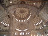 Interior of the Blue Mosque (Sultan Ahmet Mosque), Istanbul, Turkey
