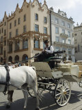 Buy Horse and Carriage in Main Market Square, Old Town District, Krakow, Poland at AllPosters.com