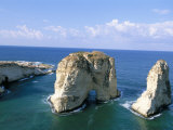 Rock Arches, Beirut, Lebanon, Mediterranean Sea, Middle East