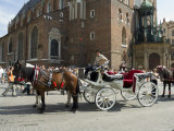 Buy Horse and Carriage in Main Market Square, Old Town District, Krakow, Poland at AllPosters.com