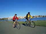 Buy Biking on the Waterfront, Victoria, British Columbia, Canada at AllPosters.com