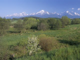 High Tatra Mountains from Near Poprad, Slovakia