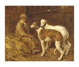 Boy With Greyhounds