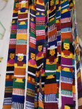 Traditional Woven Fabrics in Tourist Shop, Mitla, Oaxaca, Mexico, North America