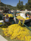Buy Fishing Boats, Poli Bay, Ithaka, Ionian Islands, Greece at AllPosters.com