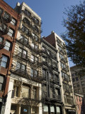 Fire Escapes on the Outside of Buildings in Spring Street, Soho, Manhattan, New York