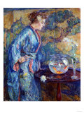 Girl in Blue Kimono, 1911