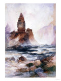 Buy Tower Falls and Sulfur Rock, Yellowstone at AllPosters.com