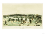 Buy View of the Public Gardens and Boston Common from Arlington Street, 1866 at AllPosters.com