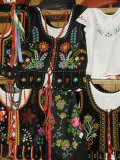 Polish Goods on Market Stalls in the Cloth Hall, Main Market Square (Rynek Glowny), Krakow, Poland