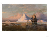 Buy Whalers off the Coast of Labrador, 1880 at AllPosters.com