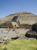 Pyramid of the Sun, Teotihuacan, 150Ad to 600Ad and Later Used by the Aztecs, North of Mexico City