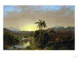 Sunset in Ecuador, 1854