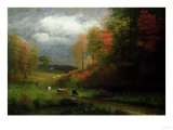 Buy Rainy Day in Autumn, Massachusetts, 1857 at AllPosters.com