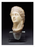 Head of a Goddess, Possibly Hera or Hygeia, Roman, Marble, Circa 2nd Century A.D.