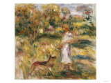 Landscape with Woman in Blue, Paysage Avec Femme En Bleu, 1919