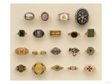 A Selection of Renaissance Style, Napoleonic, Late Georgian and Victorian Rings