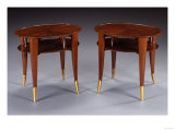Buy A Pair of Ebene-De-Macassar Side Tables, Circa 1925 at AllPosters.com