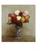 Dahlias in a Chinese Vase, 1874