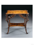 Buy A Carved Mahogany and Marquetry 'Dragonfly' Table, Circa 1900 at AllPosters.com