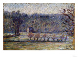 Buy The Cow Pasture, Bazincourt (In Winter), 1890 at AllPosters.com