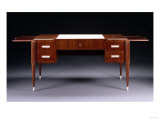 Buy Bureau Collectionneur 25, a Mahogany, Ivory and Vellum Desk, Circa 1925 at AllPosters.com