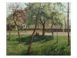 The Enclosure at Eragny, Un Clos a Eragny, 1895