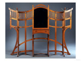 A Large Oak Hall Unit Designed by Gustave Serrurier-Bovy (1858-1910), Circa 1898