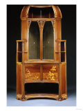 Buy A Fine Carved Mahogany and Marquetry Encoignure, Circa 1900 at AllPosters.com