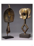 Buy A Mohongwe Reliquary Figure, and a Kota Brass-Covered Reliquary Figure, Mbulu-Ngulu at AllPosters.com