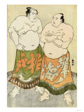 Portraits of the Wrestlers Fudenoumi and Kashiwado