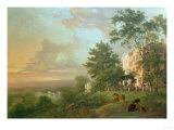 A View from the Terrace, Richmond Hill Giclee Print