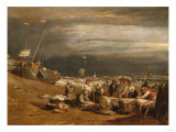 Buy A Fishmarket on the Beach, Circa 1802-4 at AllPosters.com