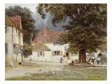 Buy A Cart by a Village Inn, 1878 at AllPosters.com