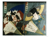 Illustrations from an Album of Prints of Actors in Various Roles
