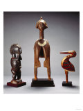Buy A Baga Dance Crest, Ra-Bomp Ra-Feth, a Baga Female Figure and a Fine Baga Bird, A-Bemp at AllPosters.com