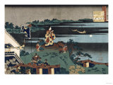 Buy The Exiled Poet Nakamaro', from the Series 'One Hundred Poems as Told by the Nurse', Circa 1838 at AllPosters.com