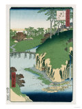 Buy River of Waterfalls, Oji', from the Series 'One Hundred Views of Famous Places in Edo' at AllPosters.com