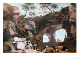 Buy Peasants Attacking a Snake Below Cliffs at AllPosters.com