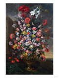 Lilies, Tulips, Carnations, Peonies, Convolvuli and Other Flowers, 1718