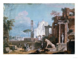 Buy A Capriccio of Ruins with a Gothic Church at AllPosters.com