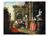 Buy A Concert by a Portico, 1739 at AllPosters.com